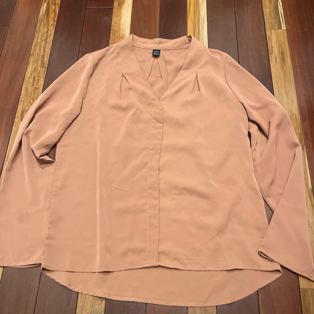 Soft V-Neck Blouse